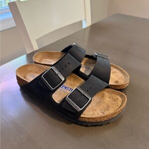 Birkenstock Black Sandals with Buckles
